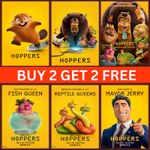 DISNEY HOPPERS LIMITED EDITION POSTER PRINT A3 A3+ A4 A5 SIZE
