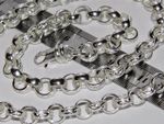 Sterling Silver Men's Gent's Heavy Patterned Belcher Chain 24 inch