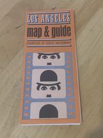  Vintage Los Angeles Map & Guide Courtesy Of Guest Information 