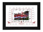 Arsenal Fc Squad Signed Photo 6x4/A4 Framed Premier League Champions 25/26