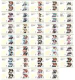 GB MNH PARALYMPIC GAMES LONDON 2012 STAMP SHEETS 34 GOLD MEDAL WINNERS £115 FV