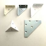 Corner Brace Flanged/Flat Angle Bracket Repair Plate Cabinet Cupboard Fixing