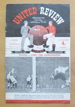MANCHESTER UNITED v SHEFFIELD WEDNESDAY 1952/1953 *Fair/Good Cond Programme*