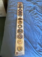 1980s Vintage NASA Apollo Emblems Iron On Patches Sealed.