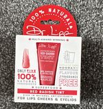 Dr.Lipp Superfood Red Radish Lip Tint Balm Red 8ml 100% Natural, No Scent