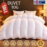 HOTEL QUALITY DUVET EXTRA DEEP 4.5 10.5 13.5 15TOG SINGLE DOUBLE SUPER KING SIZE