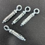 Ground Anchor Forged Eye Bolt Static Caravan M12 Pack of 4