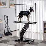 Professional Large Hydraulic Pet Grooming Table Heavy Duty Dog H-Bar Bath Table