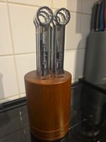 Snap-On collectables, 6 pc cutlery set with wood Block