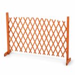 NEW! Arched Expanding Freestanding Wooden Trellis Fence Garden Screen