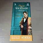 BEING MR WICKHAM Adrian Lukis Garrick Theatre London Flyer Handbill