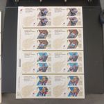 GB MNH PARALYMPIC GAMES LONDON 2012 STAMP SHEETS 34 GOLD MEDAL WINNERS 136 stamp