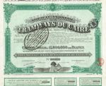 EGYPT TRAMWAYS OF CAIRO  stock certificate/bond