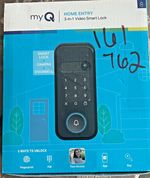 myQ Home Entry 3-in-1 Video Smart Lock , Face ID,Fingerprint,PIN and App Control