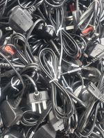 10x  C7 / Figure 8 Power Lead Mains Cable Cord UK 3Pin Plug Fig 8 NEW