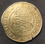 ⭐️1658 gold COLOUR coin ⭐not sovereign oliver cromwell era frederik III Danish 4