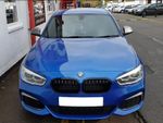 for BMW 1 Series F20 F21 LCI Gloss Black Front Kidney Grill Grille 2 Slat M140i