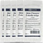 25 x STERILE SKIN CLOSURE STRIPS  Butterfly/Steri Stitches 3mm x 75mm CE MARKED