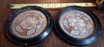 Beautiful Antique japanese/ Chinese Silk Embroidered Panels In Framed See pics