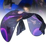 Bed Tent Starry Sky Pattern Private Space Pop-Up Design Magical World Kids Gift