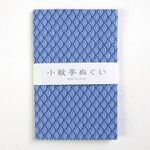 Japanese Tenugui Cotton Cloth Seigaiha Blue Wave Oriental Gift