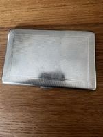 Vintage EMU Emu Rite Chrome Cigarette Case Turned Card  Holder Deco Design VGC