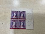 Natal QV 1895 Half Penny O/P On 6d Violet *a325
