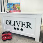 Large White Children’s Toy Storage Box 