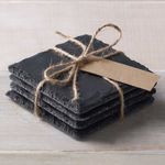 Slate Coasters Square Round Placemat Platter Heart Wholesale Engraving Blanks