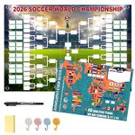 2026 World Cup Schedule Poster - 48-Team Showcase, Waterproof & Double-Sided UK