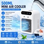 2026 Mini Air Conditioning Unit, Portable Conditioner – 3-in-1 White