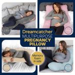 Dreamcatcher U Shape Maternity Pregnancy Pillow Nursing Memory Foam Body Support