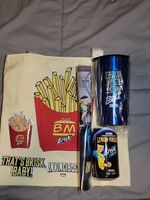 Invincible SXSW Burger Mart Brisk Lot Of 5 : Brisk Can + Tote + Tumbler Mug