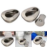 Bed Pan for Elderly Easy Carrying Bedside Commode Easy to Clean Sturdy Pee