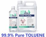 Toluene Toluol Premium 99.9% Lab Grade Solvent Degreaser 50ml to 10L FREE P&P