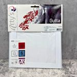 Arty's Gutta Pre-Outlined Silk Painting Kit Set of 3x Monarchic Cards 21cm Craft