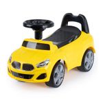 Hillington Kids Ride On Sports Car Yellow Push Along Toy with Music