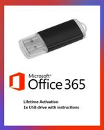 Microsoft Office 365 for Windows with Product Key In USB Flash Drive