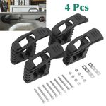 4Pcs 16mm-57mm Car Rubber Clamps Shovel Axe Holder Quick-Release Mount Brackets