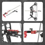 Archery Compound Bow Shooting Steel Ball Auxiliary Rod Metal Target Hunting