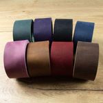 Country Soft Leather, Strap/Belt Blanks, 2.0 - 2.2 mm thick 72 inches long.
