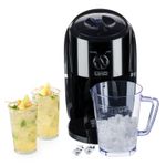 LIVIVO Electric Ice Crusher Slush Machine Black Cocktail Ice Maker