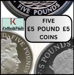 UK Five Pound £5 Coins BUNC PROOF Circ Uncirculated 1990 to 2026 - Choose a Coin