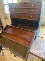 Engineers Wooden Tool Box Chest Small Drawers