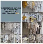 Unisex Newborn 0/3 Months Clothing Bundle Gender Neutral x10 items outfits etc 