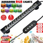 Aquarium Fish Tank Aquarium Light LED Waterproof Full Spectrum Aqua Lamp RGB UK