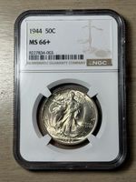 1944 Walking Liberty Half Dollar NGC MS 66 + Plus Grade