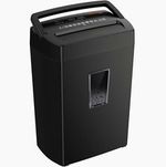 Bonsaii 12-Sheet Cross Cut Paper Shredder, Home Heavy Duty Shredder, 5-Minute Co
