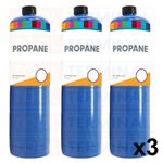 3Pk Propane Gas 400g Bottle Disposable Cylinder plumbers blow torch jet burner