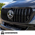 Mercedes Sprinter W907 2018-2022 Front Grille AMG Style Gloss Black
